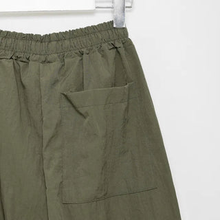 Nylon wide Joker pants