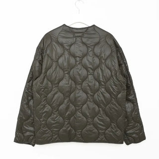 (Unisex) Quilted Button Jacket