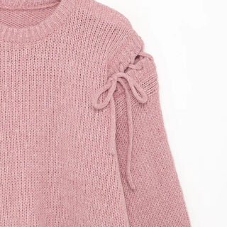 Eyelet Shoulder Knit