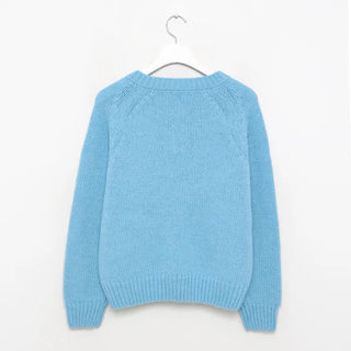Vivid V-neck knit