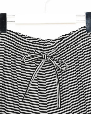 Asymmetrical Border T-shirt & Pants Set