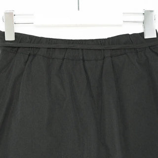 Waist ribbon pleated mini skirt