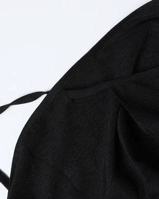 Layered long wrap skirt