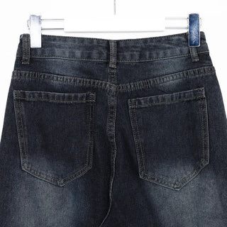 Vintage Washed Denim Pants