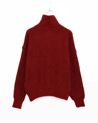 Cable knit oversized cardigan
