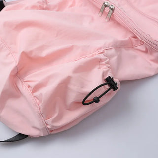 Casual zippered backpack