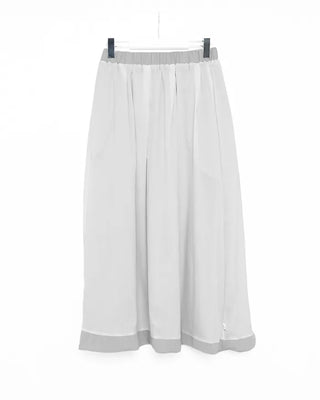 Drawstring pocket volume flared skirt