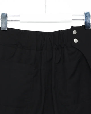 Rivet Pleated Midi Skirt