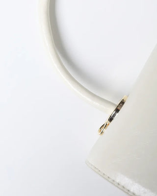 Square top handle tote bag