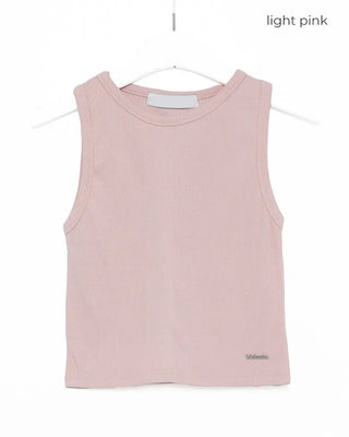 Silverpoint Rib Cropped Sleeveless