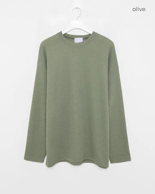Round Neck Long Sleeve Knit