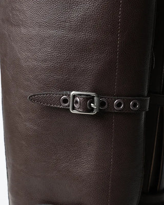 Lace-up Tanker Long Boots