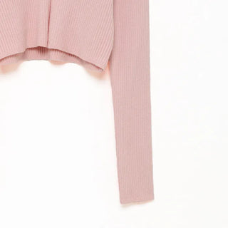 2-button V-neck cardigan