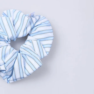 Striped scrunchie