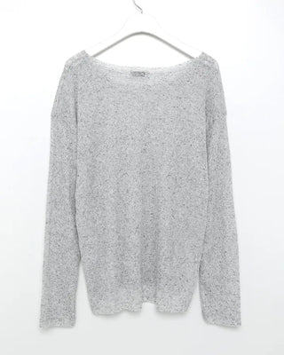 (Unisex) Boat Neck Knit T-Shirt