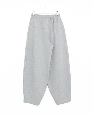 Curved wide sweatpants