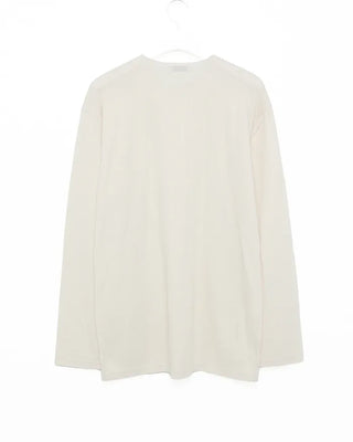 (Unisex) V-neck long-sleeve knit t-shirt