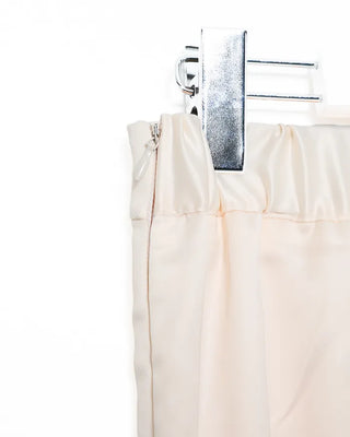 Satin long skirt