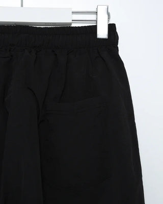 Embroidered Logo Wide Nylon Pants