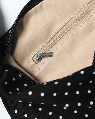 Dot Shirring Shoulder Bag