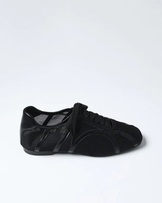 Mesh lace-up sneakers