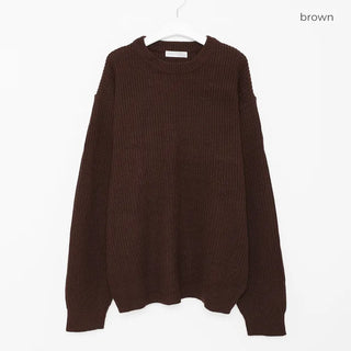 (Unisex) Openwork Round Knit