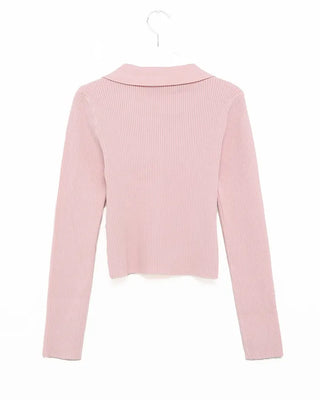 Colored Rib Cardigan