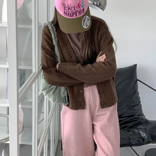 Bouclé cardigan