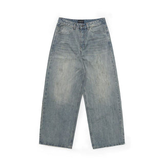 [MASONPRINCE] Washed Denim Wide Leg Pants