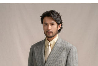 [CULTUM] 480g Heavyweight Wool Striped Suit