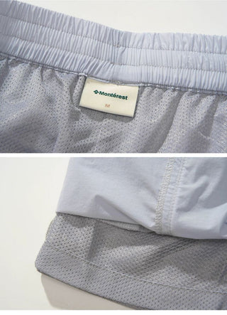 [Monterest] Quick-Dry Double Layer Side Pocket Shorts