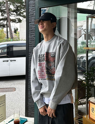 [USA SUPIMA] BASKET Sturdy Sweatshirt (2 colors)