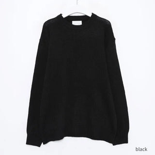 Cashmere wool round knit