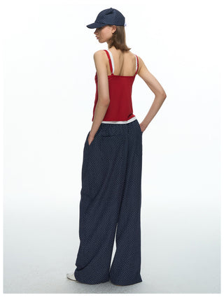 [NECY] Mini Dot Allover Print Wide Pants (2color)