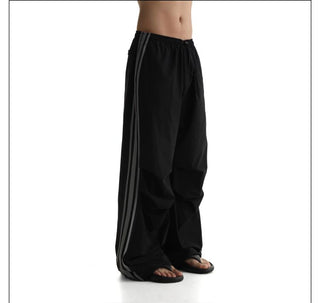 [MASONPRINCE] Side Stripe Parachute Pants