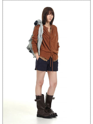 MASONPRINCE Fake Two-piece Cardigan