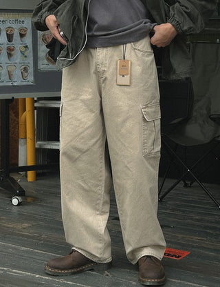 Cargo DUDE Washed Pants (4 colors, M~L)