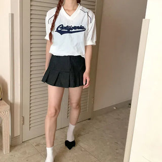 Lettering Anorak T-shirt