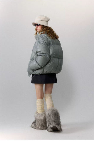 [Monterest] 800FP Duck Down Stand Collar Puffer Jacket