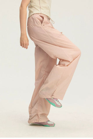 [Monterest] UPF50+ Water-Resistant Ruched Parachute Pants