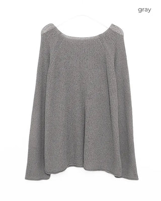 Loose-fit basic knit