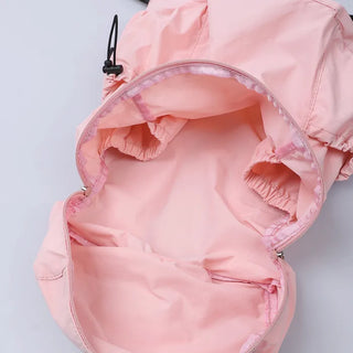 Casual zippered backpack