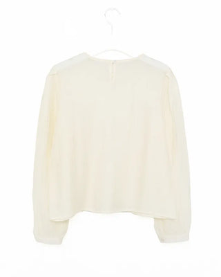 Bustier blouse layered set