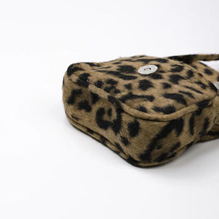 Leopard print mini crossbody bag