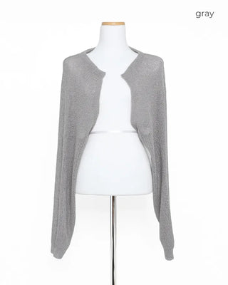 Cropped bolero cardigan