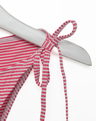 London Stripe Bustier Bikini