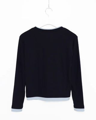 Two-tone round t-shirt