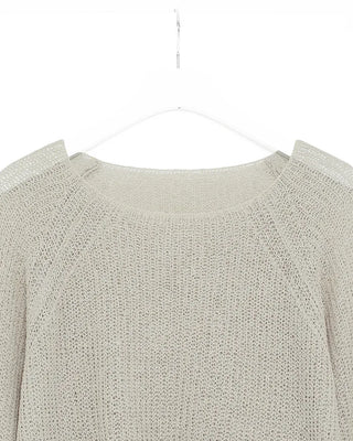See-through oversized knit