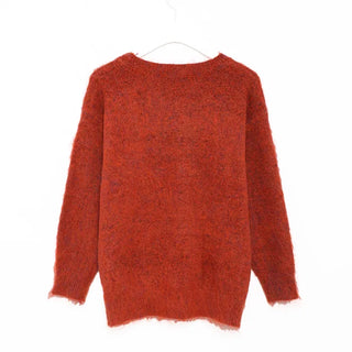 Melange Round Neck Knit