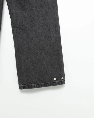 Oversized wide denim pants